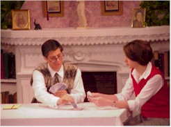 Adolph and Sunny play gin.