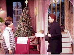 Adolph talks to Peachy.