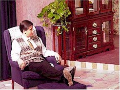 Adolph in his favorite chair.